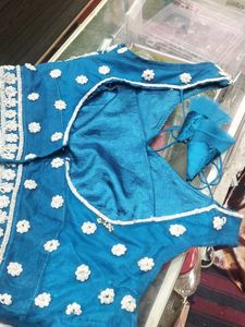 Stunning Royal Blue Embroidery  Lehenga