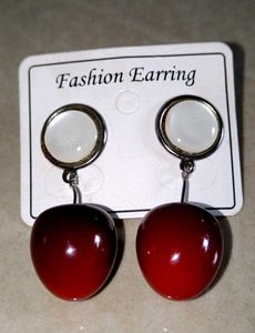 Cherry Drop Earrings