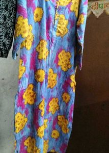 Floral Print Kurta with Pants