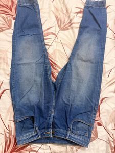 Stylish Blue Denim Joggers size 30