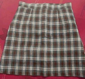 Plaid Mini Skirt