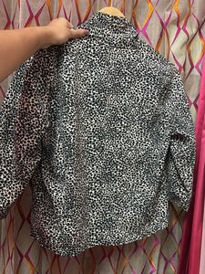 Stylish Leopard Print Blazer