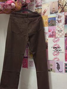 Brown Wide Leg Jeans