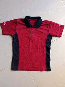 Red & Navy Blue Polo T-Shirt