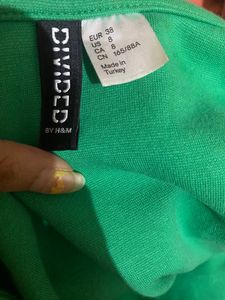 Green Zip-up Solid Bodycon Dress