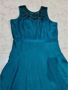 Elegant Teal Ethnic Gown never wear