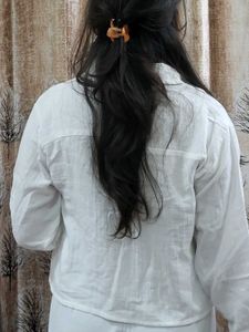 Elegant White Shirt  | Soft & Comfortable |