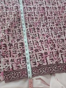 Pink Printed Kurta with Salwar