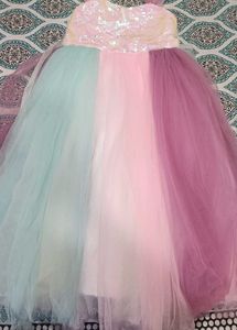 Party Wear Frock For Girls Age 6-8 Years