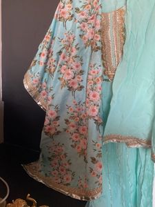 kurta pallazo duppta (pure mul gotta)