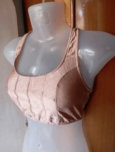 Satin Feel Crop Top Bralette