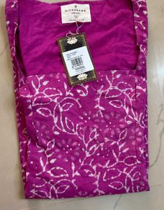 Nishorama Jasmin Pink Full Sleeve Kurti