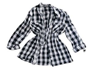 Black and White Checkered Shirt