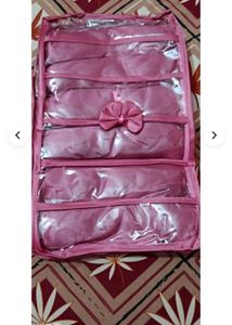 Premium Pink Bangle Storage Box with Transparent