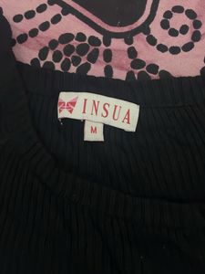 Black Knitted Crop Top