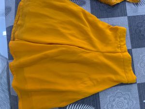 Yellow Sequined Kurta plazzo Set with Dupatta