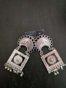 Black Metal Earrings