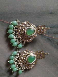 Beautiful Sky Blue Chandelier Earrings