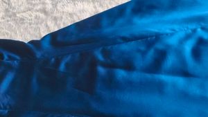 Elegant Royal Blue Bow Detail Maxi Dress