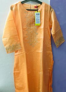 Vishudha Light Peach Kurti (New kurti)