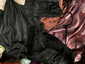 Y2K Glam Black Mesh Shimmer Top ✨