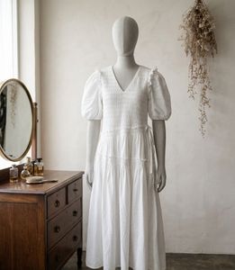 Elegant White Maxi Dress