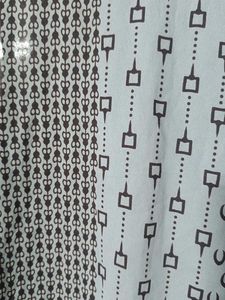 Elegant Printed Blouse with Scarf Neck