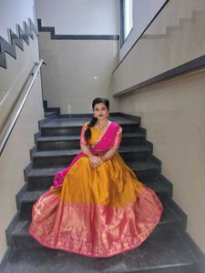 New Yellow &amp; Pink Lehenga Choli