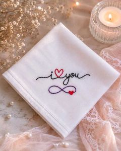 coustmize handkerchief for ur someone special ❤️