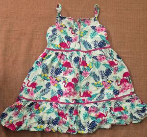 Girls Floral sleeveless Frock
