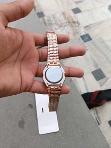 Rose Gold Digital Watch