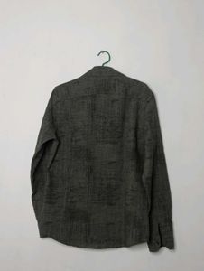 Men's Textured Long Sleeve Shirt