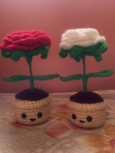 Crochet Potted Flower