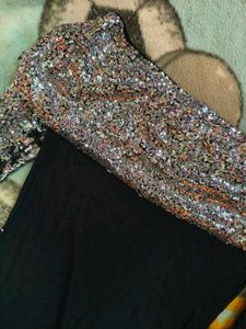 Sequin Bodysuit Top