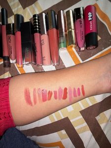 Assorted Lipsticks - Multiple Shades of mauve, pin