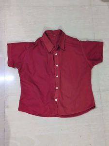 Classic Red Short Sleeve Shirt