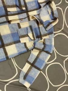 Blue Plaid Shacket
