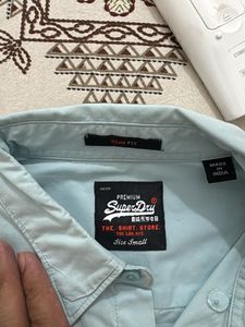 Superdry Blue Button-Up Shirt