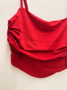 ❗️Chic Red Corset Top❗️