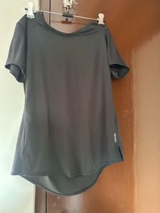 Chic Charcoal Grey Tunic Top