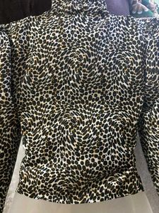 Leopard Print Crop Top