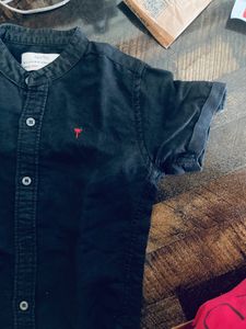 Palm Tree Black Shirt
