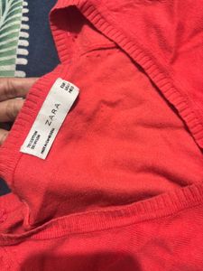 Cozy V-Neck Red Sweater