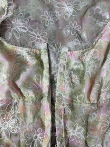 Urbanic - Floral Lace Corset Style Top