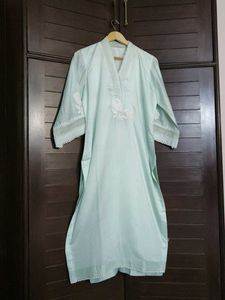 Pastel Green Kurta Set with Dupatta