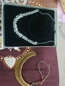 Sparkling Bridal Jewellery Set silver and golden