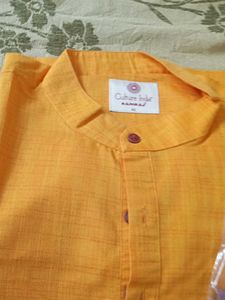 Men's Yellow Kurta