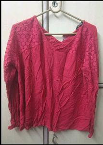 Beautiful Red Lace Top women's