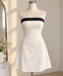 White tube dress- Savanna