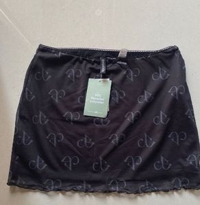 H&amp;M pattern mini skirt